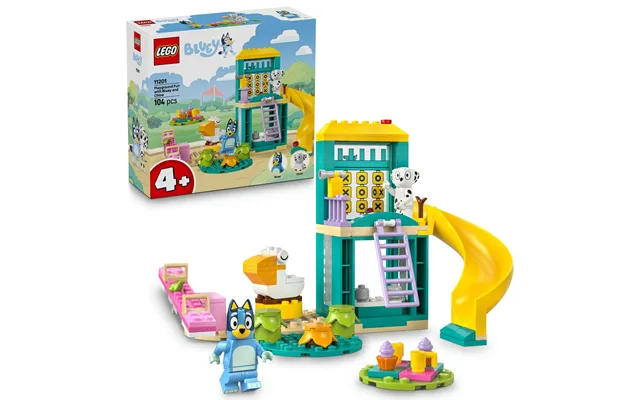 Lego Bluey Playground Fun With Bluey And Chloe Preschool Toy Building Kit 11201