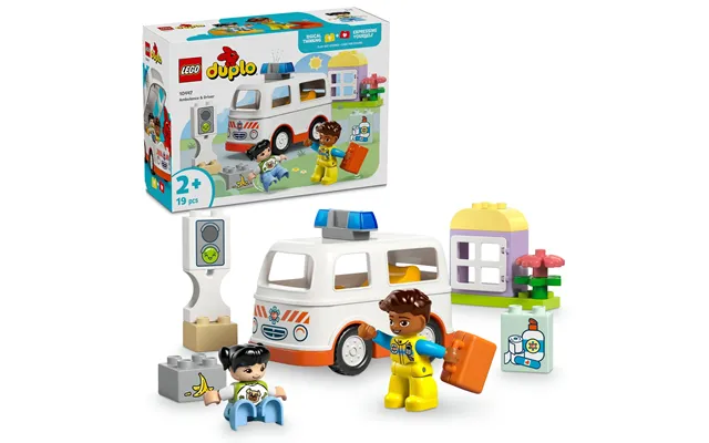 Lego Duplo Ambulance & Driver - Toddler Learning Toys 10447