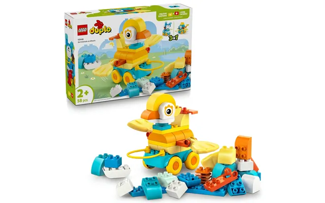 Lego Duplo Town 3in1 Animals On Wheels Building Toy For Imaginative Play 10448