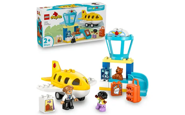 Lego Duplo Town First Time At The Airport Building Toy For Pretend Play 10443