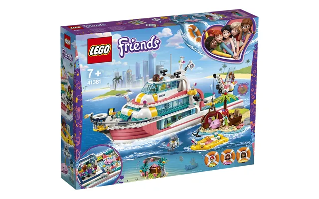 Lego Friends Rescue Mission Boat Toy Sea Life Set 41381