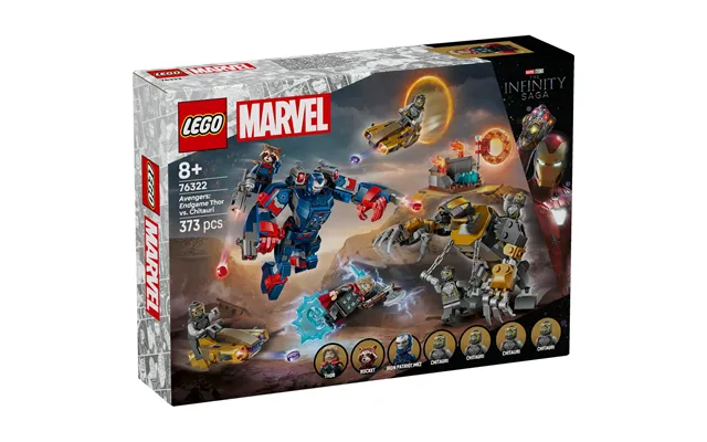 Lego Marvel Avengers Endgame Thor Vs. Chitauri Super Hero Action 76322