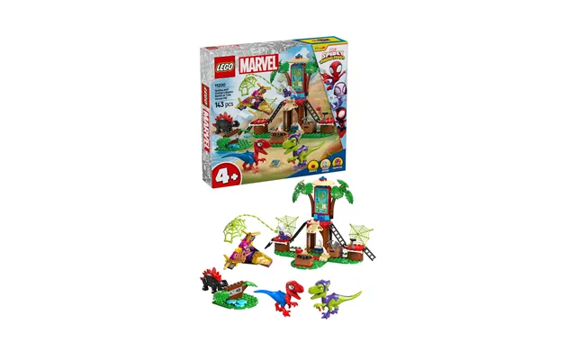 Lego Marvel Spidey And His Amazing Friends Spidey And Gobby’s Raptor Battle At Tree House Hq 11200