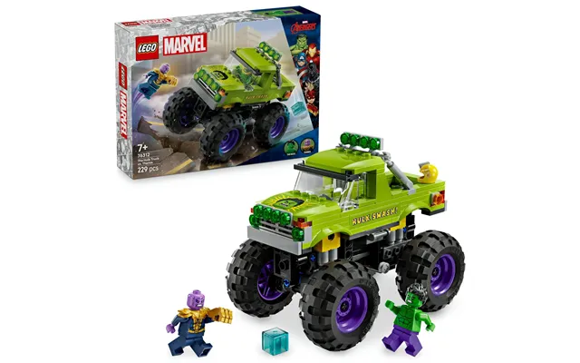 Lego Marvel The Hulk Truck Vs. Thanos Building Toy Set 76312