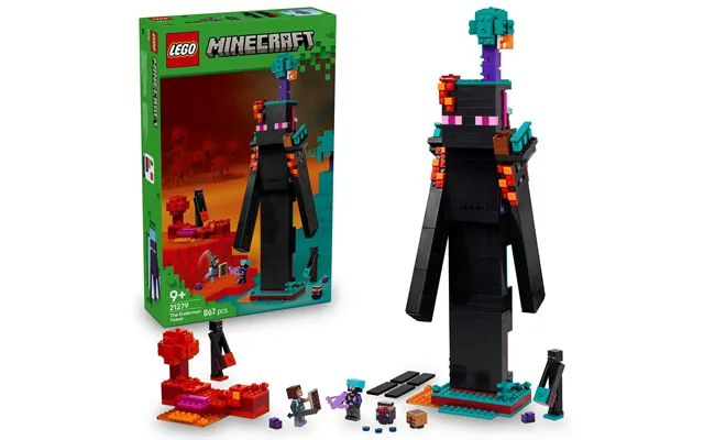 Lego Minecraft The Enderman Tower Toy For Kids - Gamer Gift 21279