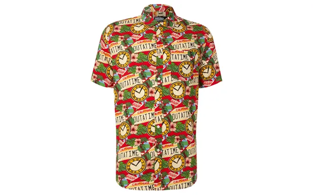 Limited Edition Back To The Future Floral Printed Shirt - Zavvi Exclusive