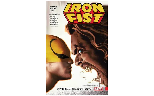 Marvel Comics Iron Fist Trade Paperback Vol 02 Sabretooth Round Two Graphic Novel