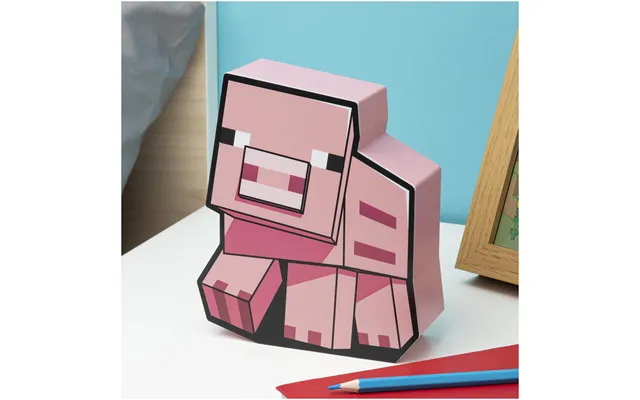 Minecraft Pig 2d Box Light