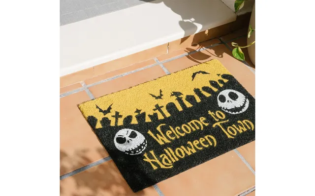 Nightmare Before Christmas Halloween Town Door Mat
