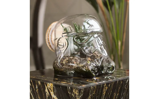 Original Stormtrooper Terrarium Cookie Jar - Clear, Based On The Original Stormtrooper Helmet Design