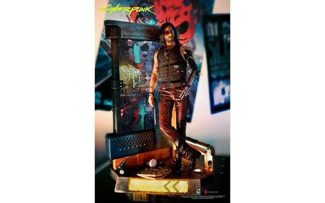 Purearts Cyberpunk 2077 Johnny Silverhand 1 4 Scale Statue