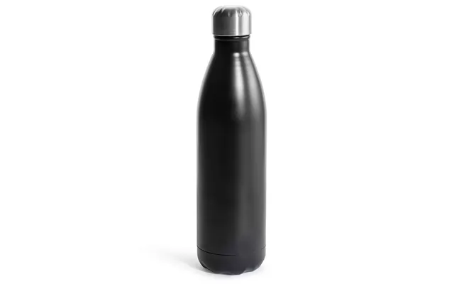 Sagaform Steel Hot And Cold Bottle - Black 75cl