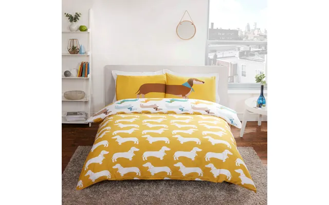 Sausage Dog Duvet Cover Set - Multi