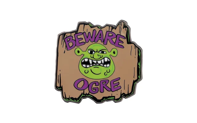Shrek Beware Ogre’ Pin Badge