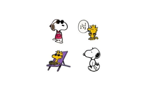 Snoopy 4 Pin Set