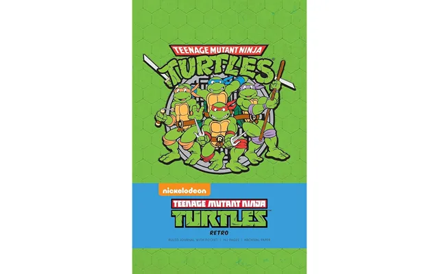 Teenage Mutant Ninja Turtles Retro Hardcover Ruled Journal