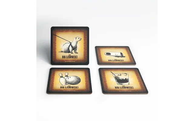 The Big Lebowski Vintage Coaster Set
