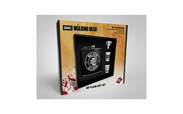 The Walking Dead Hip Flask Set