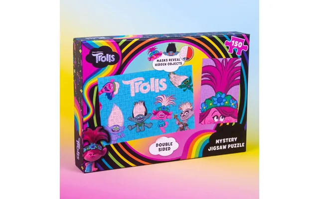 Trolls Double Sided Mystery Jigsaw Puzzle 100pcs