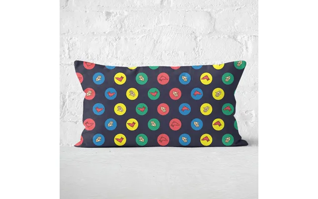 Twister Black Rectangular Cushion - 30x50cm