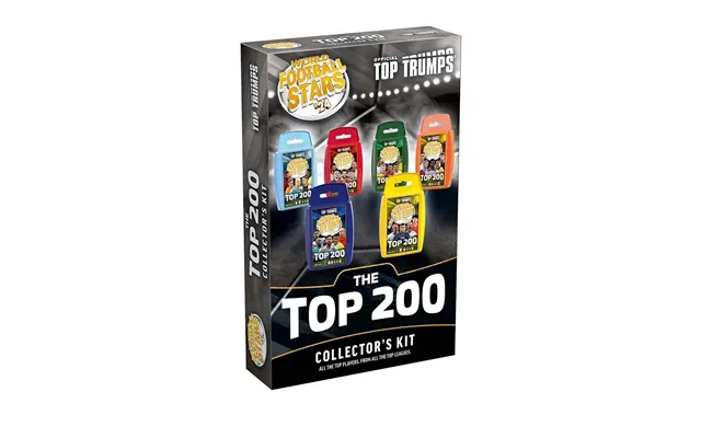 World Football Stars Top 200 Top Trumps Collectors Kit Game