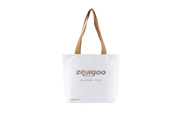 Eco-friendly Dupont Crinkle Texture Tote Bag - White