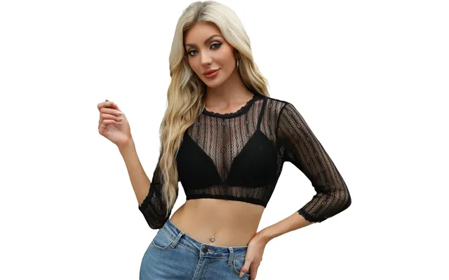 Zeagoo Dirndl Blouse Women's Lace Dirndl Blouse De Only - B-black Xs