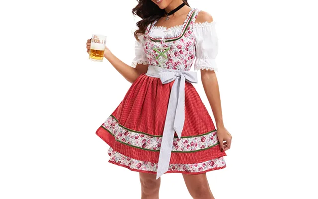 Zeagoo Dirndl Women's Midi Costume Dress De Only - Rose
