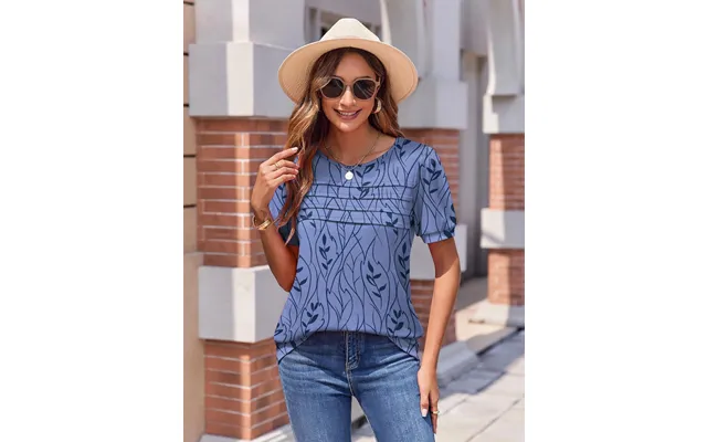 Zeagoo Womens Short Sleeve Tops Floral Boho Shirts - Sp32 3xl