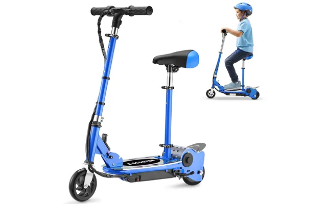 E120 Electric Scooter With Seat - Dark Blue