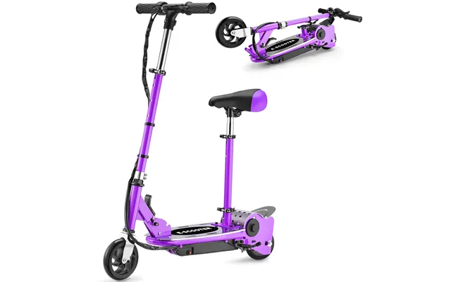 E120 Electric Scooter With Seat - Purple