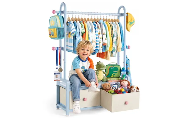 Hokeeper Kids Garment Rack - Blue