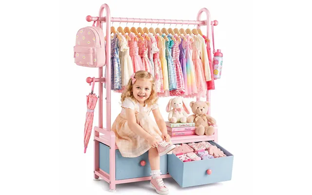 Hokeeper Kids Garment Rack - Pink