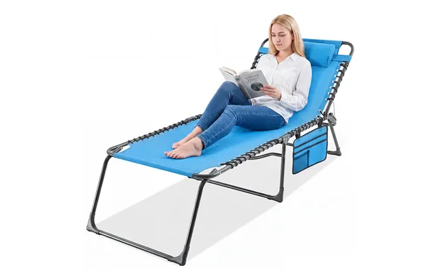 King Bird Folding Lounge Chair Blue