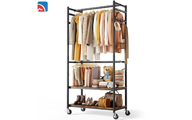 Maxlead 450lbs Heavy Duty Rolling Garment Rack