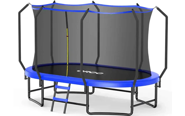 Orcc By Maxlead 1200lbs Oval Outdoor Trampoline With Safety Net - 10x16ft