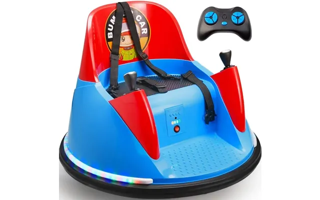 Zupapa 12v Bumper Car For Kids - Red&blue