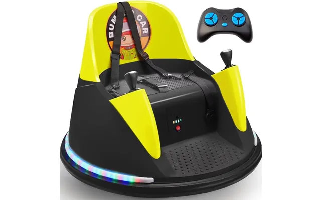 Zupapa 12v Bumper Car For Kids - Yellow&black