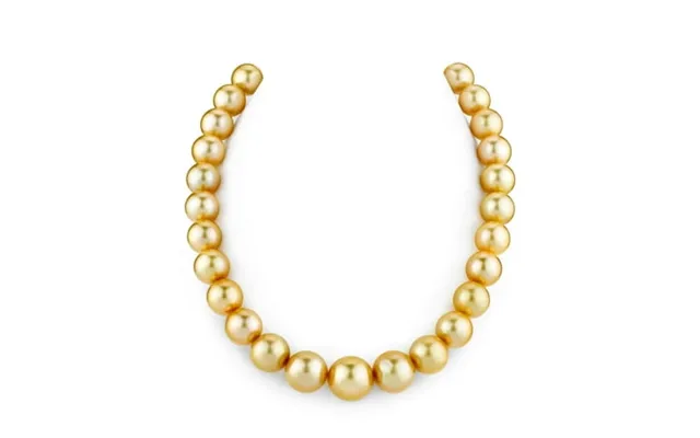 14k Gold 12-14mm Golden South Sea Cultured Pearl Necklace - Aaaa Quality 20 Matinee Length product image