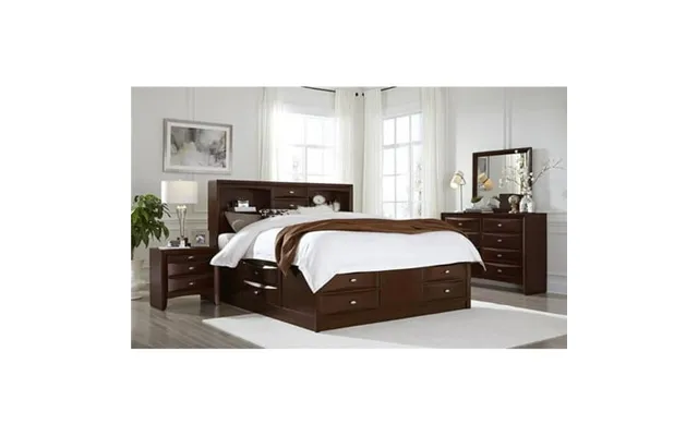 Global Furniture Linda Merlot King Bed Group product image