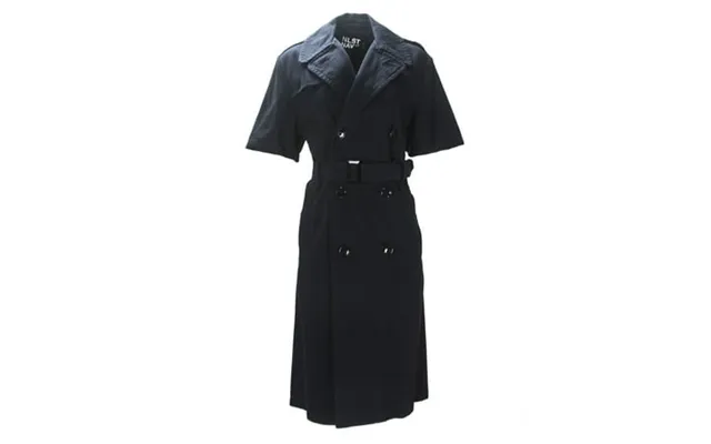 Nlst Navy Women S Short Sleeve Trench Coat Small Navy Blue product image