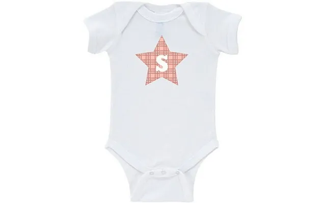 Personalized You Re A Star Peach Baby White Creeper product image