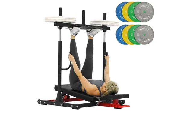 Syedee Vertical Leg Press Machine Adjustable With Transport Wheels 240 Lb 230 Lbs Sets Black product image