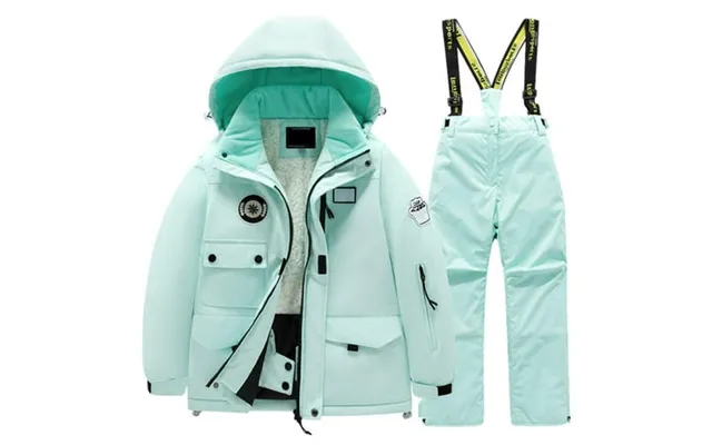 Toddler Girl Outfit Sets Ski Multi Pocket Jacket And Pants Winter Windbroof Snowboarding Winter Warm Snow Baby Clothes F product image