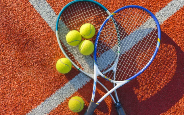 Tennis rackets on offer